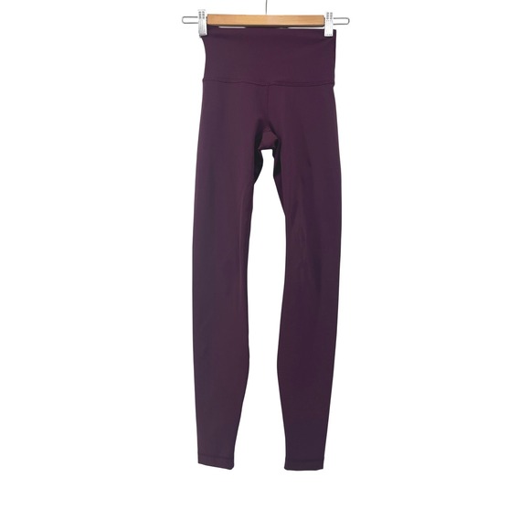 LULULEMON Wunder Under High-Rise Tight 28" Full-On Luxtreme Cassis Size 2 - Picture 3 of 9